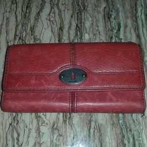 Rusty color Fossil wallet